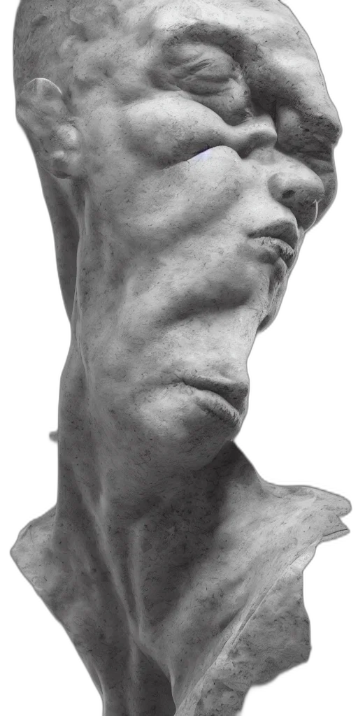 face, mask, staff, creature transparent PNG cut-out