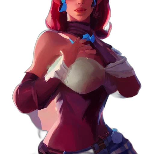 jacket, dress, face, weapon transparent PNG cut-out