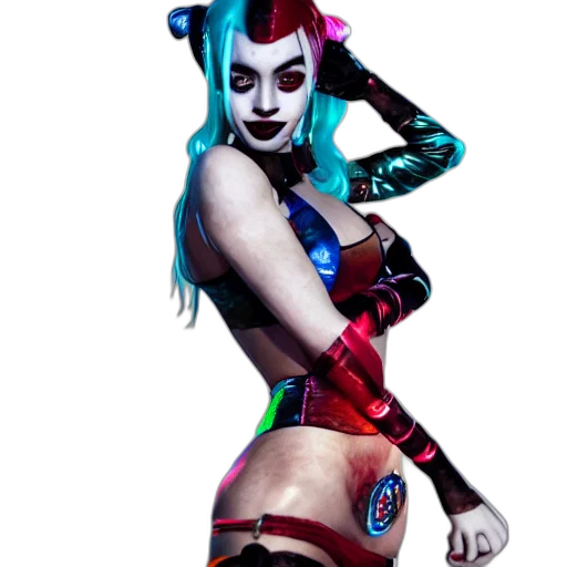 concept art, cyberpunk, comic book art, fantasy art, full, body, pose, photograph transparent PNG cut-out