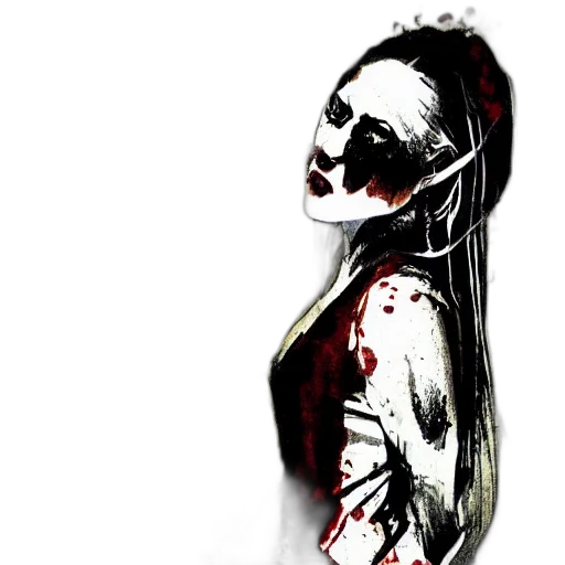 dress, mask, face, staff transparent PNG cut-out