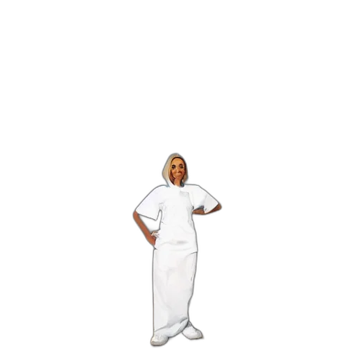 dress, staff, animal, creature transparent PNG cut-out