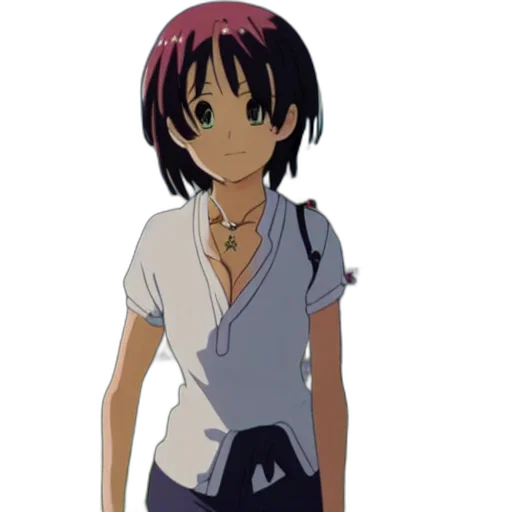 dress, staff, weapon, anime transparent PNG cut-out
