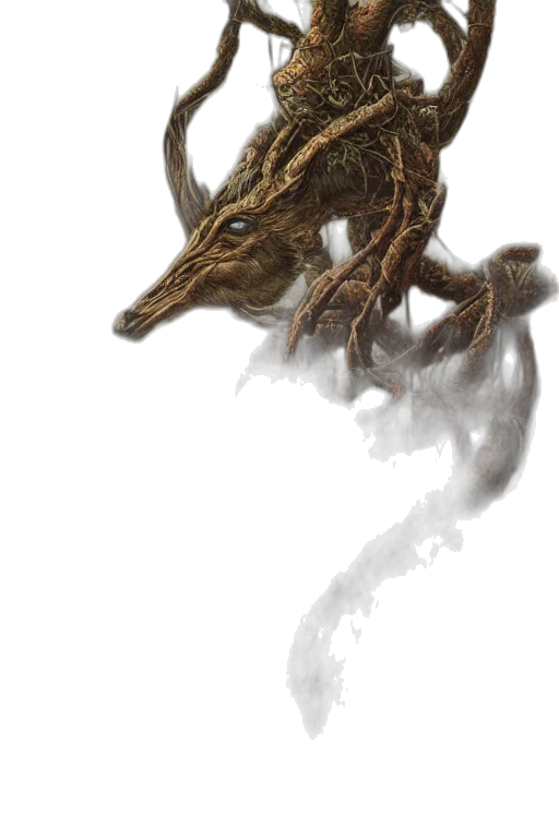 dragon, creature, animal, staff transparent PNG cut-out