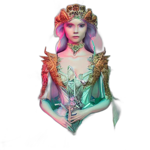 crown, jewelry, dragon, fantasy art transparent PNG cut-out