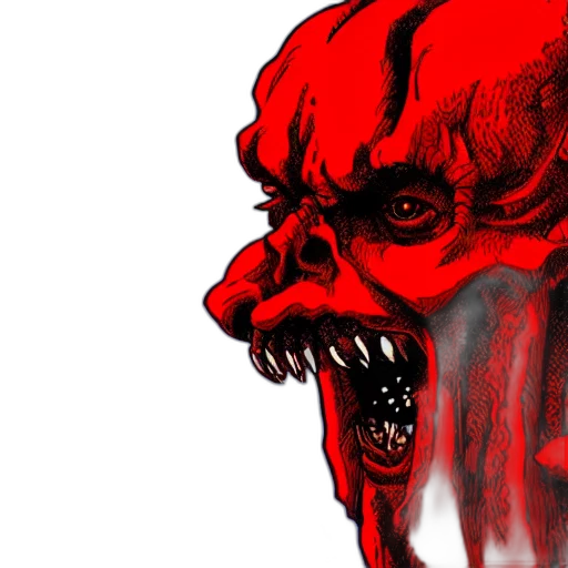 creature, face, mask, concept art transparent PNG cut-out
