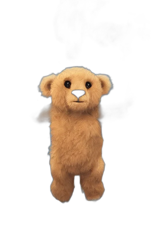 staff, animal, creature, face, concept art, 3d render, photorealistic, teddy transparent PNG cut-out