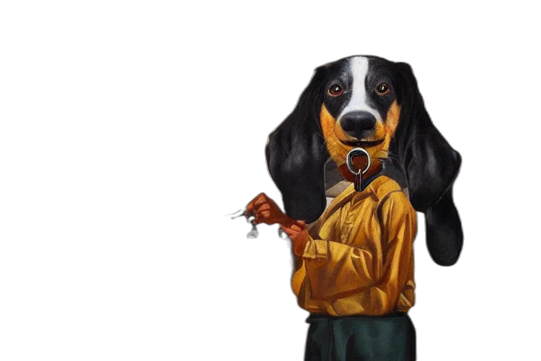 staff, jacket, animal, concept art transparent PNG cut-out