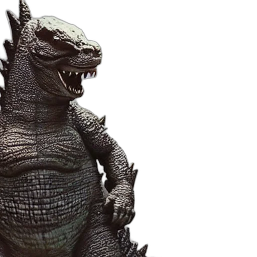 dragon, creature, animal, 3d render, concept art, godzilla, bunny, ears transparent PNG cut-out