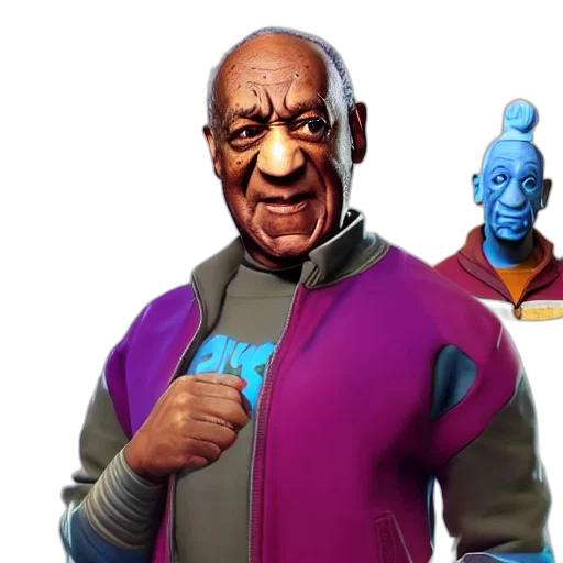jacket, face, staff, mask, concept art, blue, neon, bill transparent PNG cut-out
