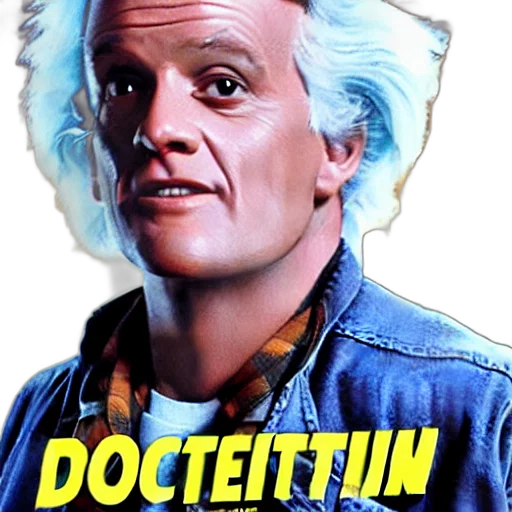 face, jacket, hair, creature, comic book art, outer space, doctor, emmett transparent PNG cut-out