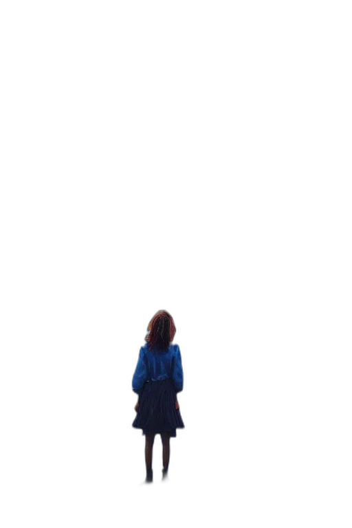 dress, jacket, hair, umbrella transparent PNG cut-out
