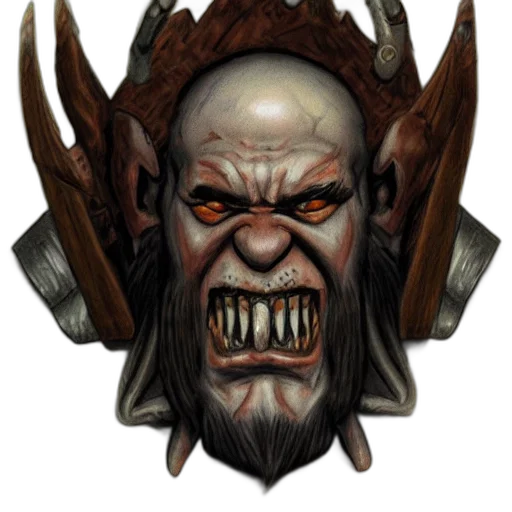 face, mask, staff, creature transparent PNG cut-out