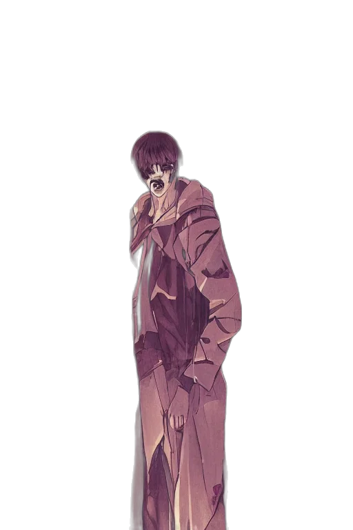 jacket, dress, creature, mask transparent PNG cut-out