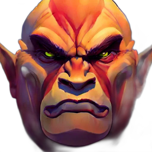 face, mask, staff, concept art, fantasy art, 3d render, photorealistic, icon transparent PNG cut-out