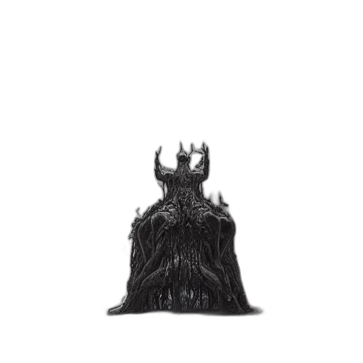 crown, mask, creature, hair, concept art, fantasy art, 3d render, pixel art transparent PNG cut-out