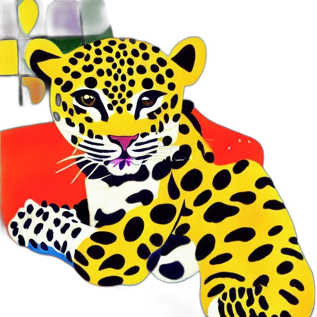 animal, photorealistic, oil painting, watercolor, concept art, colorful, neon, beautiful transparent PNG cut-out