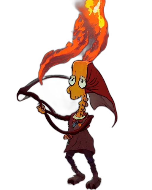 staff, dragon, mask, creature transparent PNG cut-out