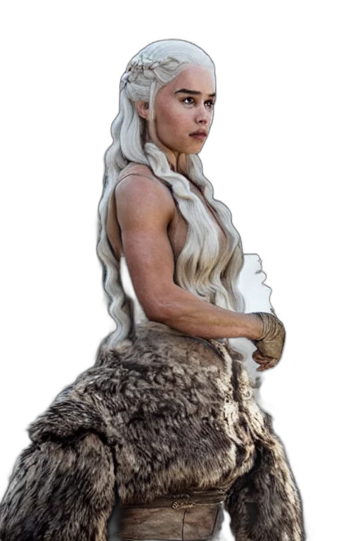 dragon, dress, hair, creature, fantasy art, concept art, 3d render, pixel art transparent PNG cut-out