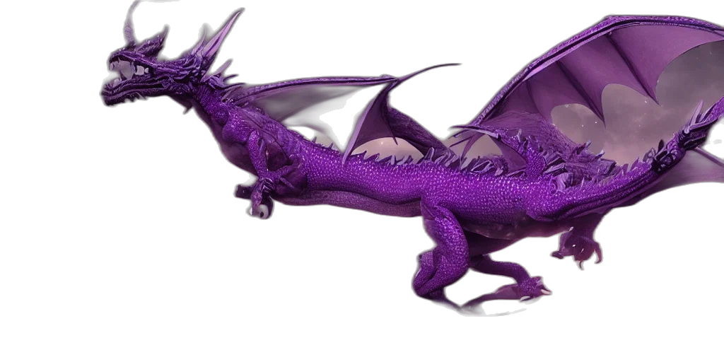 dragon, animal, creature, weapon, 3d render, concept art, fantasy art, photorealistic transparent PNG cut-out