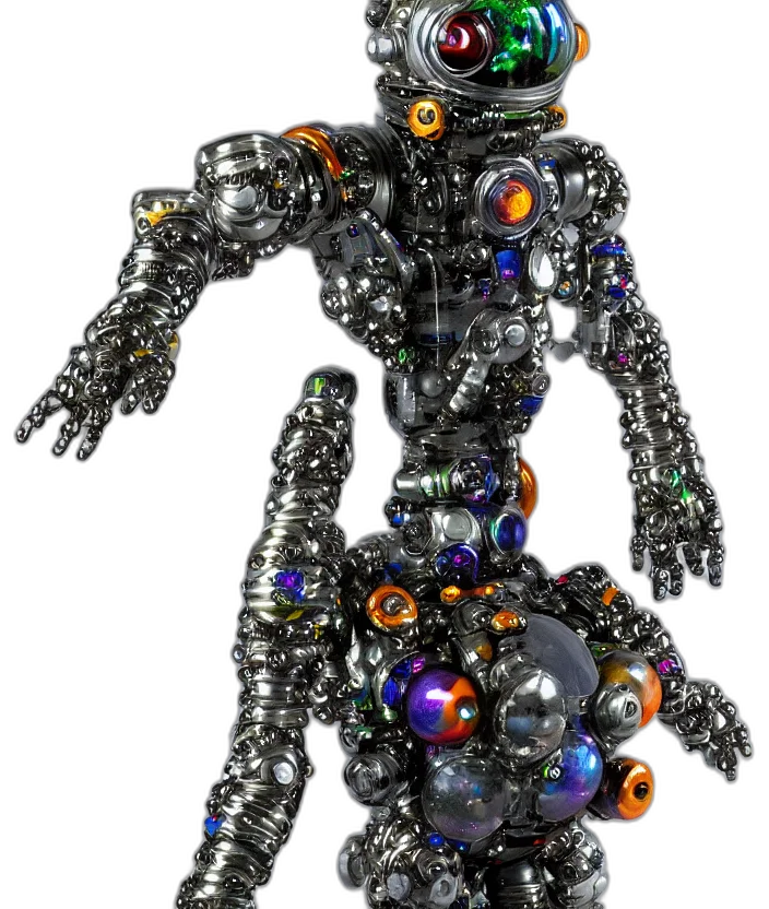 robot, jewelry, creature, weapon transparent PNG cut-out