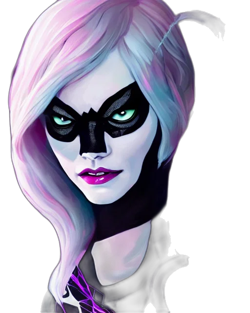 face, mask, fantasy art, comic book art transparent PNG cut-out