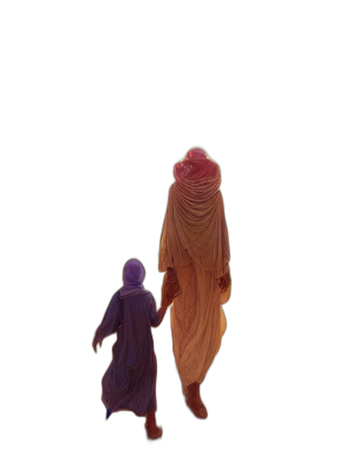 dress, staff, mask, creature transparent PNG cut-out