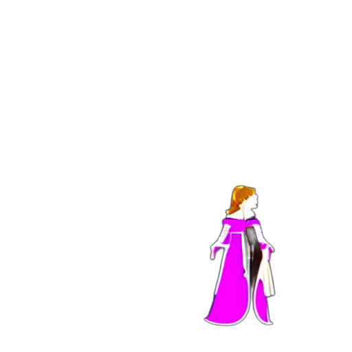 dress, staff, sword, jewelry transparent PNG cut-out