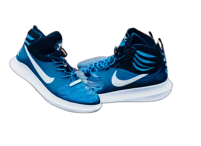shoes, blue, product, still transparent PNG cut-out