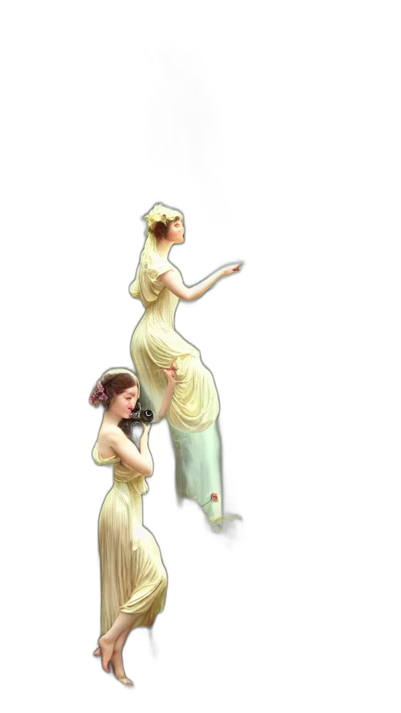 dress, staff, jewelry, crown transparent PNG cut-out