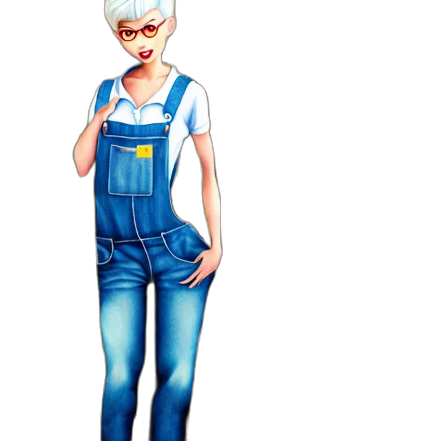 staff, concept art, cartoon, pixel art, fantasy art, blue, full, body transparent PNG cut-out