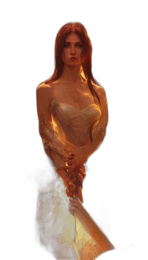 dress, mask, creature, crown transparent PNG cut-out