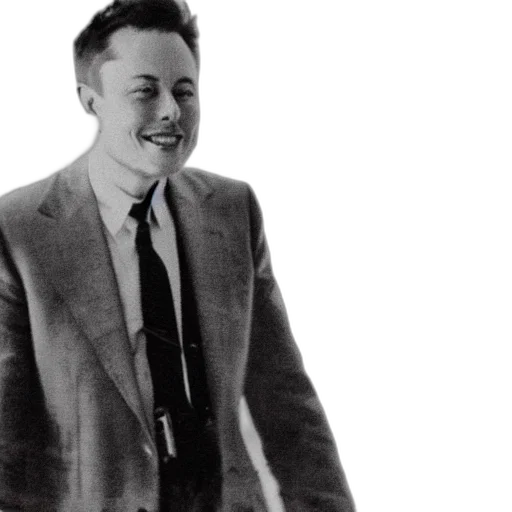jacket, old, picture, elon transparent PNG cut-out