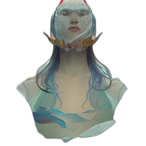 mask, face, crown, creature transparent PNG cut-out