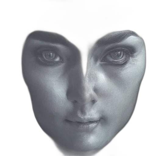 face, mask, robot, crown transparent PNG cut-out