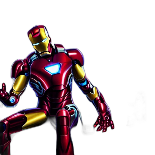 robot, 3d render, comic book art, concept art transparent PNG cut-out