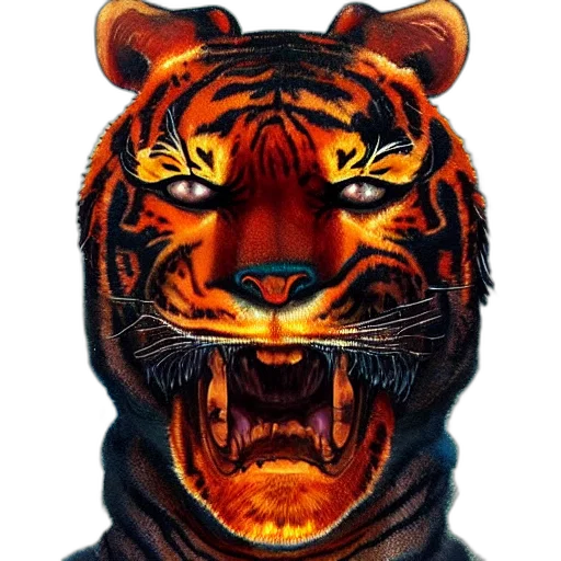 animal, mask, face, crown, photorealistic, 3d render, concept art, fantasy art transparent PNG cut-out