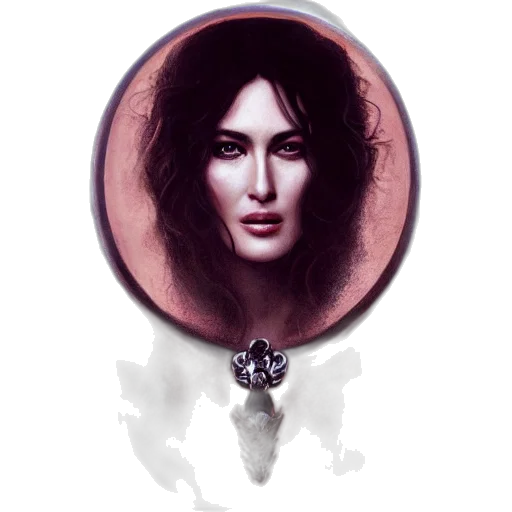 jewelry, face, staff, crown, fantasy art, concept art, pixel art, photorealistic transparent PNG cut-out