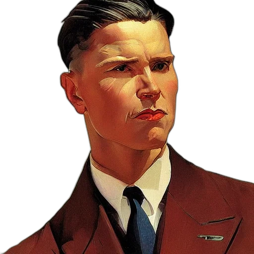 face, staff, jacket, umbrella, photorealistic, comic book art, concept art, oil painting transparent PNG cut-out