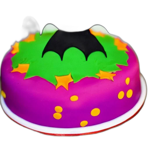 crown, hat, 3d render, bat, birthday, cake transparent PNG cut-out