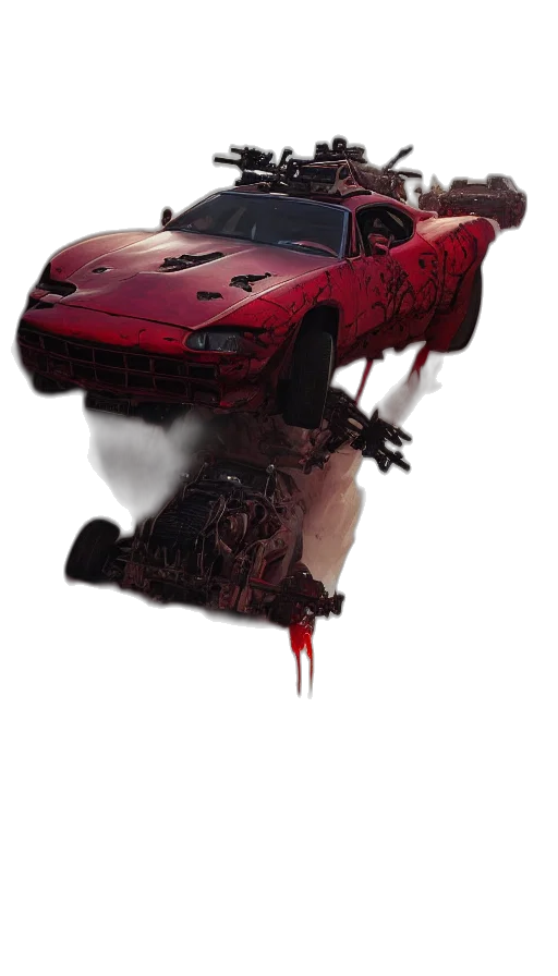 car, weapon, animal, creature, concept art, photorealistic, pixel art, 3d render transparent PNG cut-out