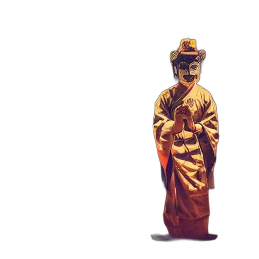 mask, staff, face, dress, concept art, 3d render, pixel art, photorealistic transparent PNG cut-out