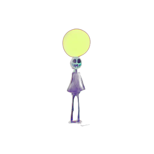 staff, robot, creature, hat transparent PNG cut-out