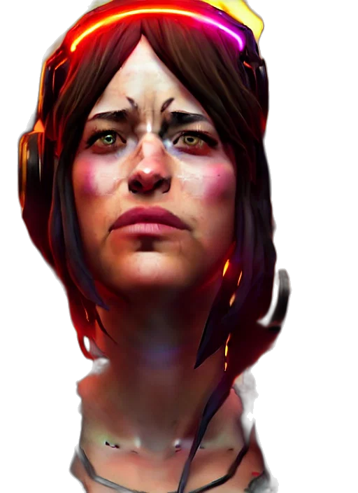 face, staff, mask, robot transparent PNG cut-out