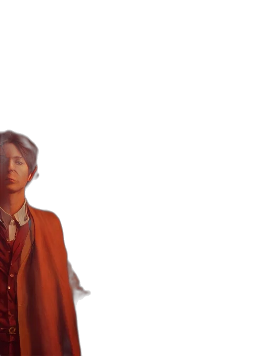 jacket, staff, concept art, photorealistic transparent PNG cut-out