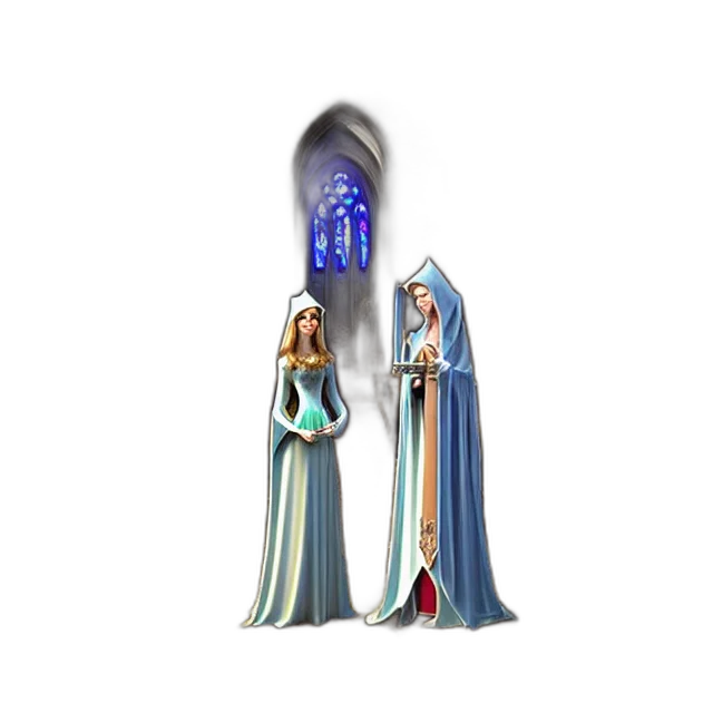 jewelry, sword, staff, pixel art, 3d render, concept art, fantasy art, blue transparent PNG cut-out