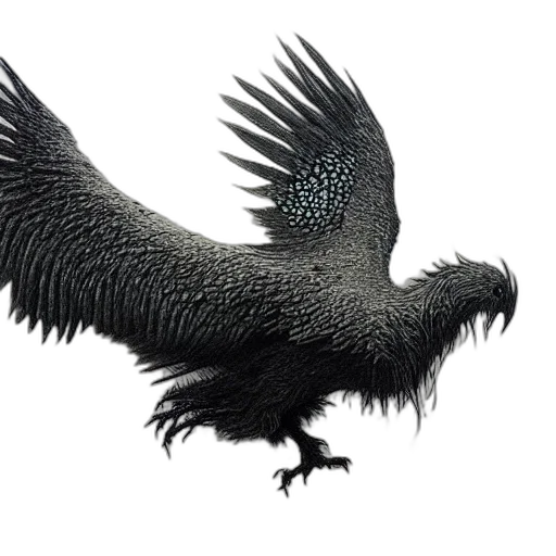 dragon, animal, creature, staff transparent PNG cut-out