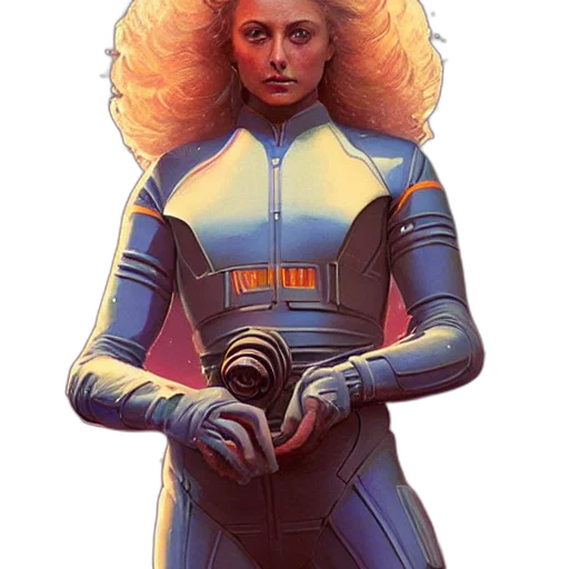 robot, jacket, hair, concept art transparent PNG cut-out