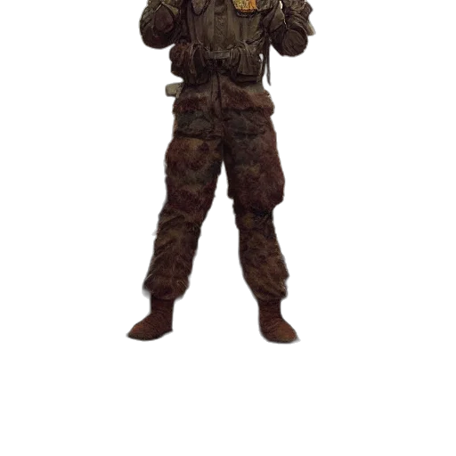 staff, jacket, weapon, creature transparent PNG cut-out