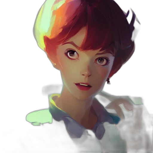 face, robot, crown, anime transparent PNG cut-out