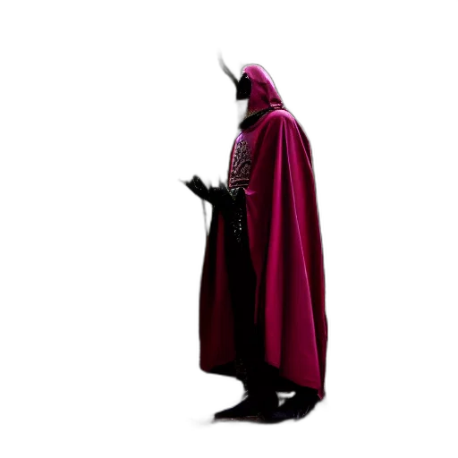 staff, mask, jacket, sword, concept art, 3d render, fantasy art, comic book art transparent PNG cut-out